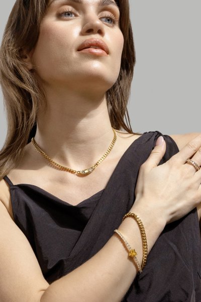 Sormus Pearl Scylla - 18k Kullattu