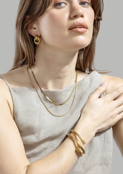 Korvakoru Unity Loop - 18k Gold Plated