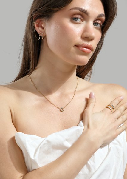 Sormus Glowfly - 18k Kullattu