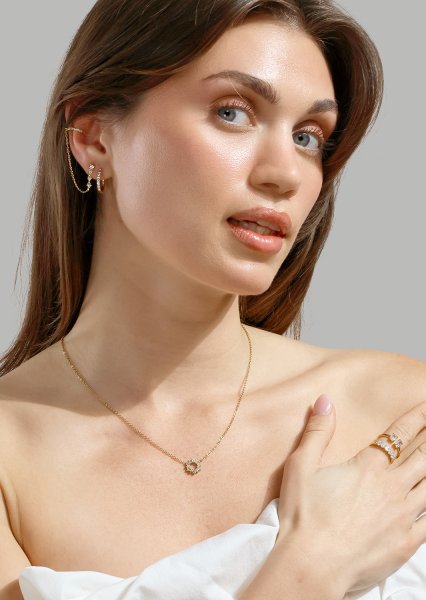Sormus Duo Cut - 18k Gold Plated
