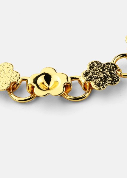 Rannekoru Flora Link - 18k Kullattu