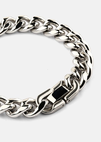Rannekoru Steel Bold - Hopeoitu