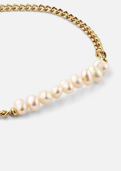 Rannekoru Golden Pearl Chain - 18k Kullattu