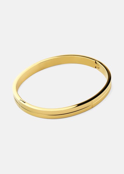 Rannekoru Linea Gold Bangle - 18k Kullattu