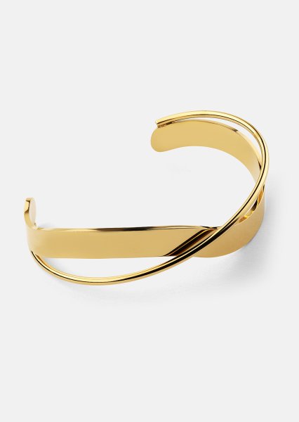 Rannekoru Twist Cuff - 18k Kullattu