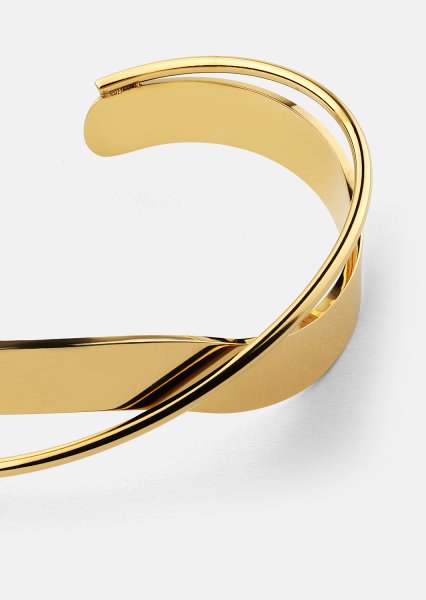 Rannekoru Twist Cuff - 18k Kullattu