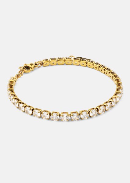 Rannekoru Gloria Band 4mm - 18k Kullattu