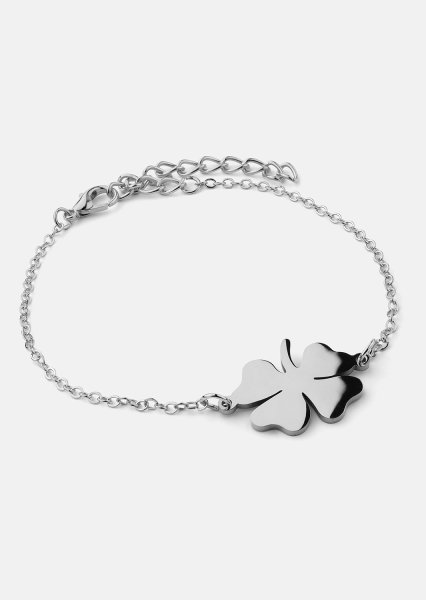 Golden Clover Charm Bracelet - Hopeoitu
