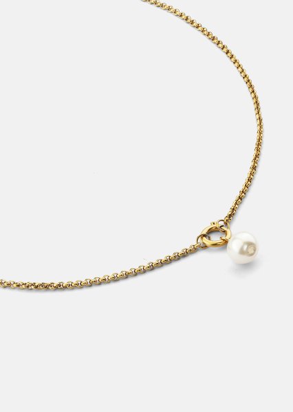 Kaulakoru Opal Circle Necklace - 18k Kullattu
