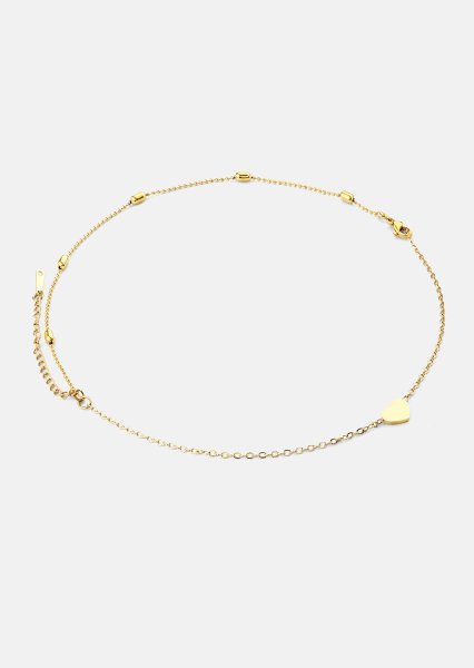 Rannekoru Heart Chain – 18k Kullattu