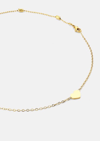 Rannekoru Heart Chain – 18k Kullattu