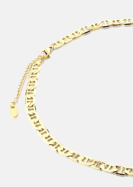 Kaulakoru Bold Link Chain - 18k Kullattu