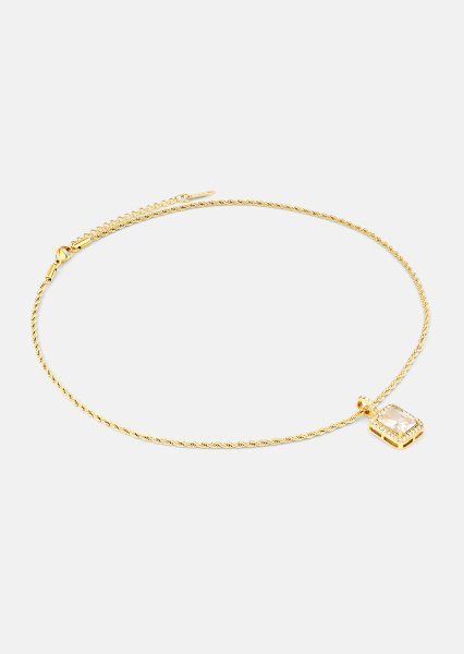 Kaulakoru White Luxus - 18k Kullattu