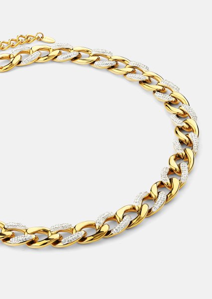 Kaulakoru Cuban Shine - 18k Kullattu