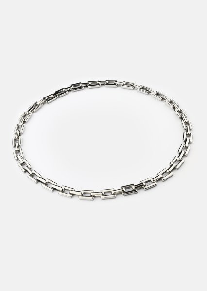 Kaulakoru Chain Link – Hopeoitu