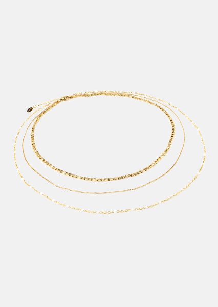 Kaulakoru Layered Elegance - 18k Kullattu
