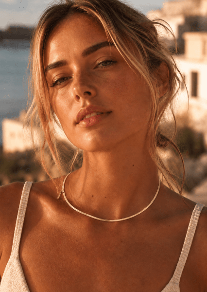 Korvakoru Classic Medium - 18k Kullattu