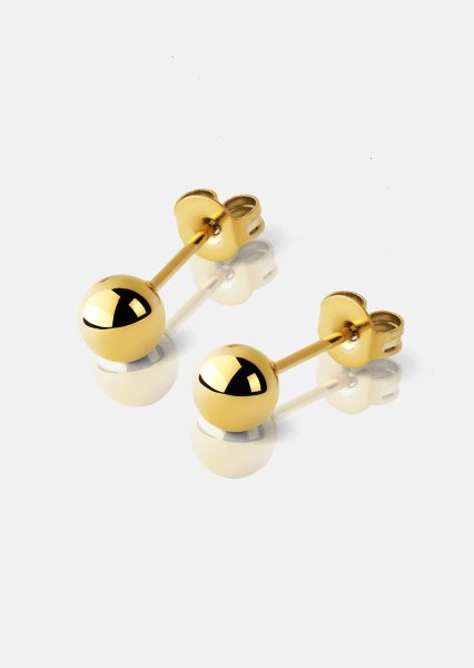 Timeless Orb Earrings - 18k Kullatut