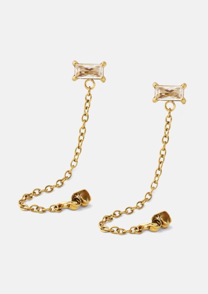 Korvakoru Light Crystal Drip - 18k Kullattu