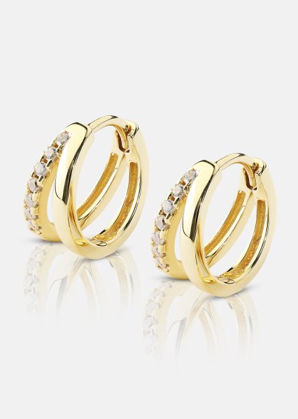 Korvakoru Aurora Curve - 18k Kullattu