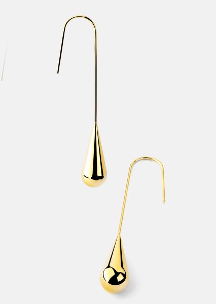 Korvakoru Golden Drop Elegance - 18k Kullattu