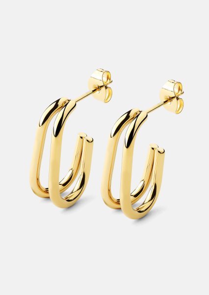 Korvakorut Loop Duo – 18k Kullatut