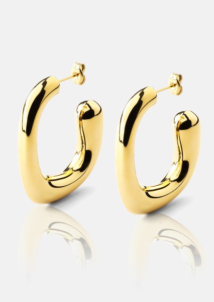 Korvakoru Elegant Curve - 18k Kullattu