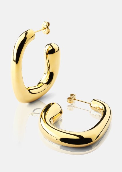Korvakoru Elegant Curve - 18k Kullattu