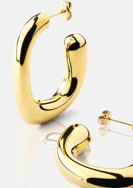 Korvakoru Elegant Curve - 18k Kullattu