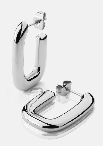 Korvakoru Chunky Rectangle - Steel