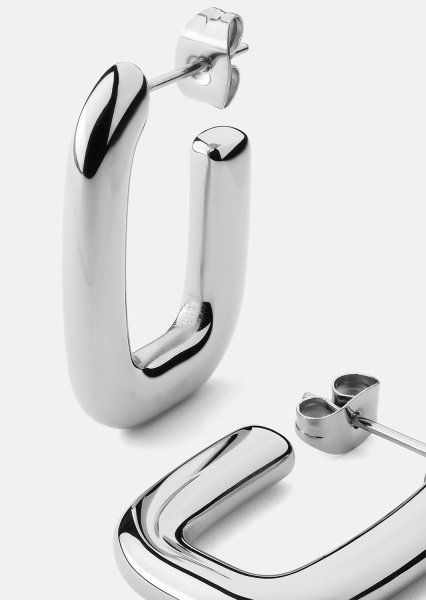 Korvakoru Chunky Rectangle - Steel