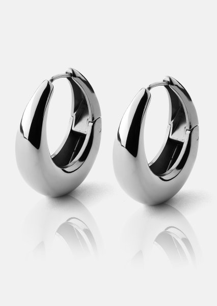 Korvakorut Bold Curve – Hopeoitut