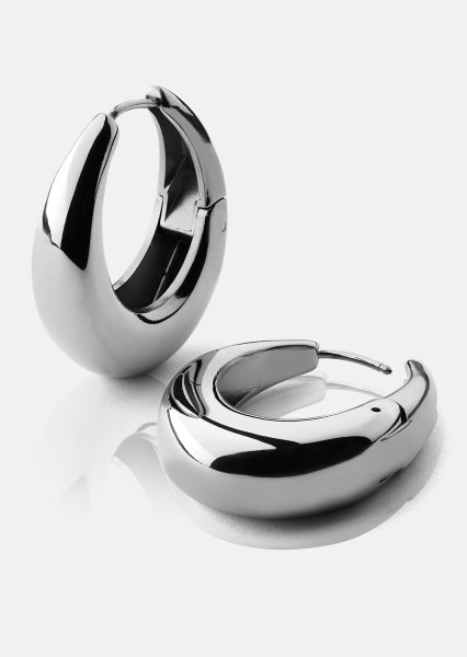 Korvakorut Bold Curve – Hopeoitut