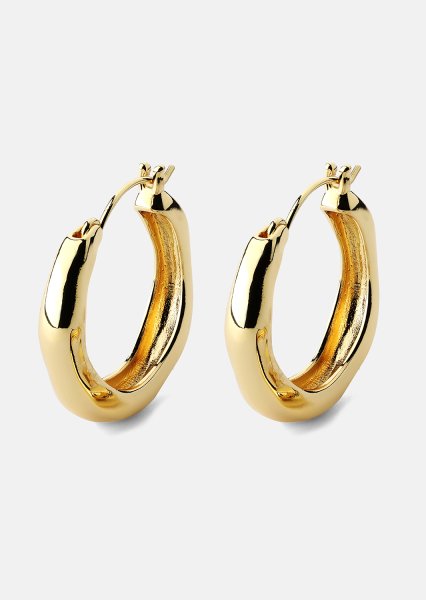 Korvakoru Mila Hoops - 18k Kullattu