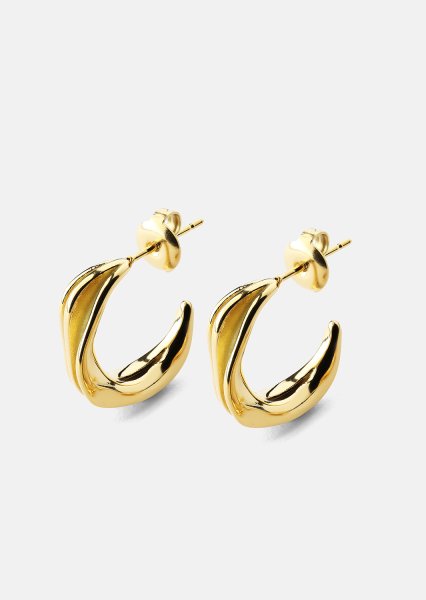 Korvakorut Gleaming Flow - 18k Kullatut