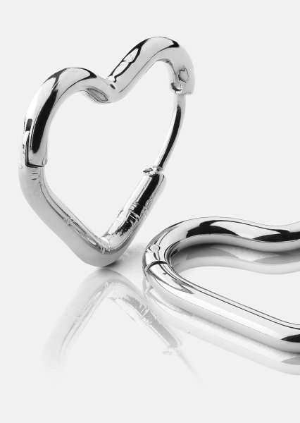 Korvakoru Heart's Embrace - Silver Plated