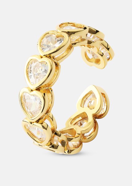 Sormus Heartfelt Love - 18k Gold Plated