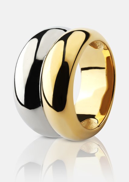Sormus Elegant - 18k kultapäällysteinen
