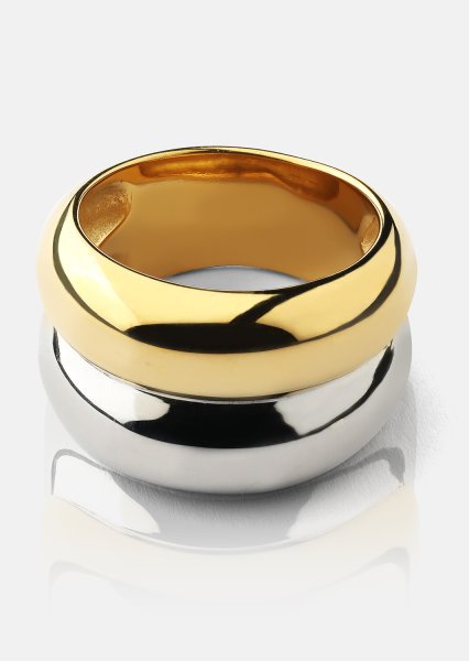 Sormus Elegant - 18k kultapäällysteinen