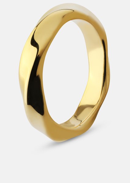 Sormus Swirl - 18k kultapäällysteinen