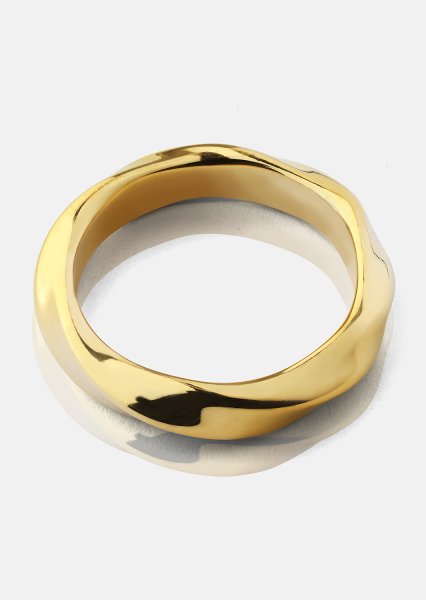 Sormus Swirl - 18k kultapäällysteinen