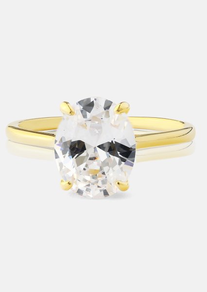 Sormus Clarity - 18k Kullattu