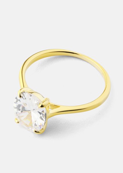 Sormus Clarity - 18k Kullattu