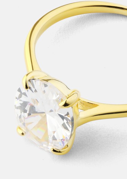 Sormus Clarity - 18k Kullattu
