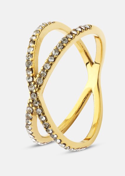 Sormus Sparkle X - 18k kultapäällysteinen