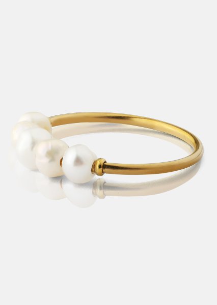 Ring Perla - 18k kultapäällysteinen