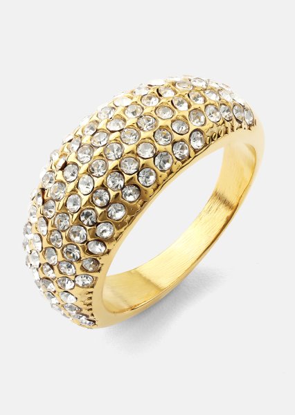 Stella Glimmer Sormus - 18k Kullattu