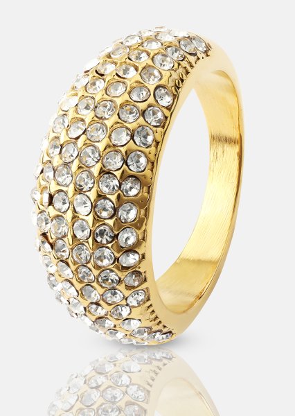 Stella Glimmer Sormus - 18k Kullattu