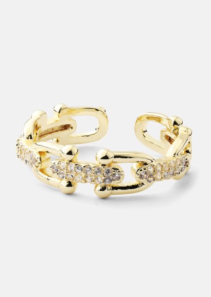 Sormus Link Luxe - 18k Kullattu