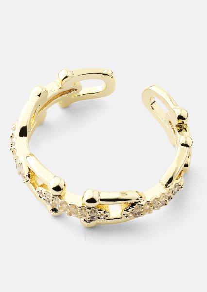 Sormus Link Luxe - 18k Kullattu